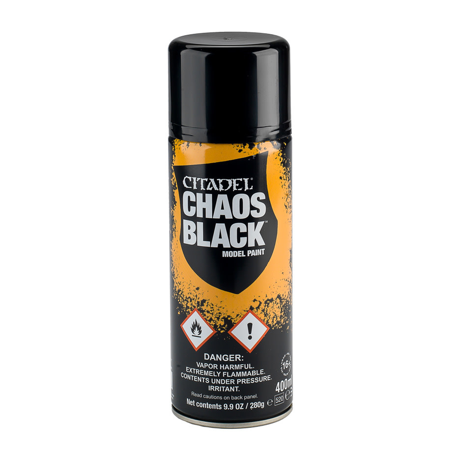 Citadel Colour Citadel Spray: Chaos Black