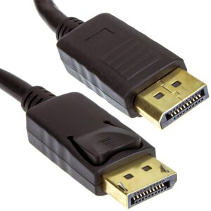 DisplayPort Male to Male Video Cable GOLD 1m