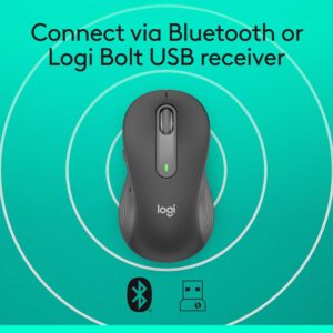 Logitech Signature M650 L Full Size Wireless Mouse For Large Sized Hands