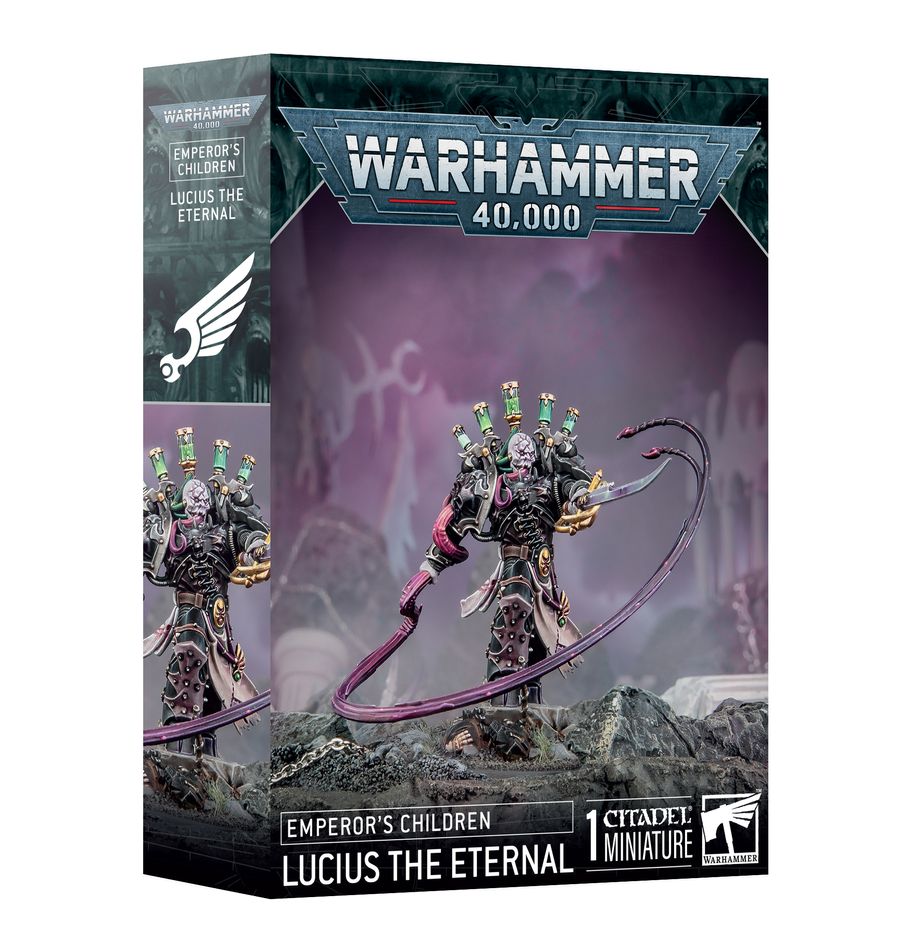 Games Workshop Warhammer 40,000 Emperor’s Children: Lucius the Eternal