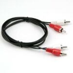 2 RCA MALE TWIN PHONO TO 2 RCA MALE TWIN PHONO CABLE