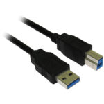 1.8m USB 3.0 Super Speed A Male to B Male A B AM BM Cable Wire Lead BLACK