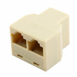 RJ45 Ethernet Female to Dual Female Network Cable Adapter Splitter Coupler