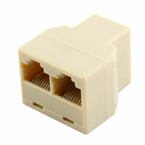 RJ45 Ethernet Female to Dual Female Network Cable Adapter Splitter Coupler