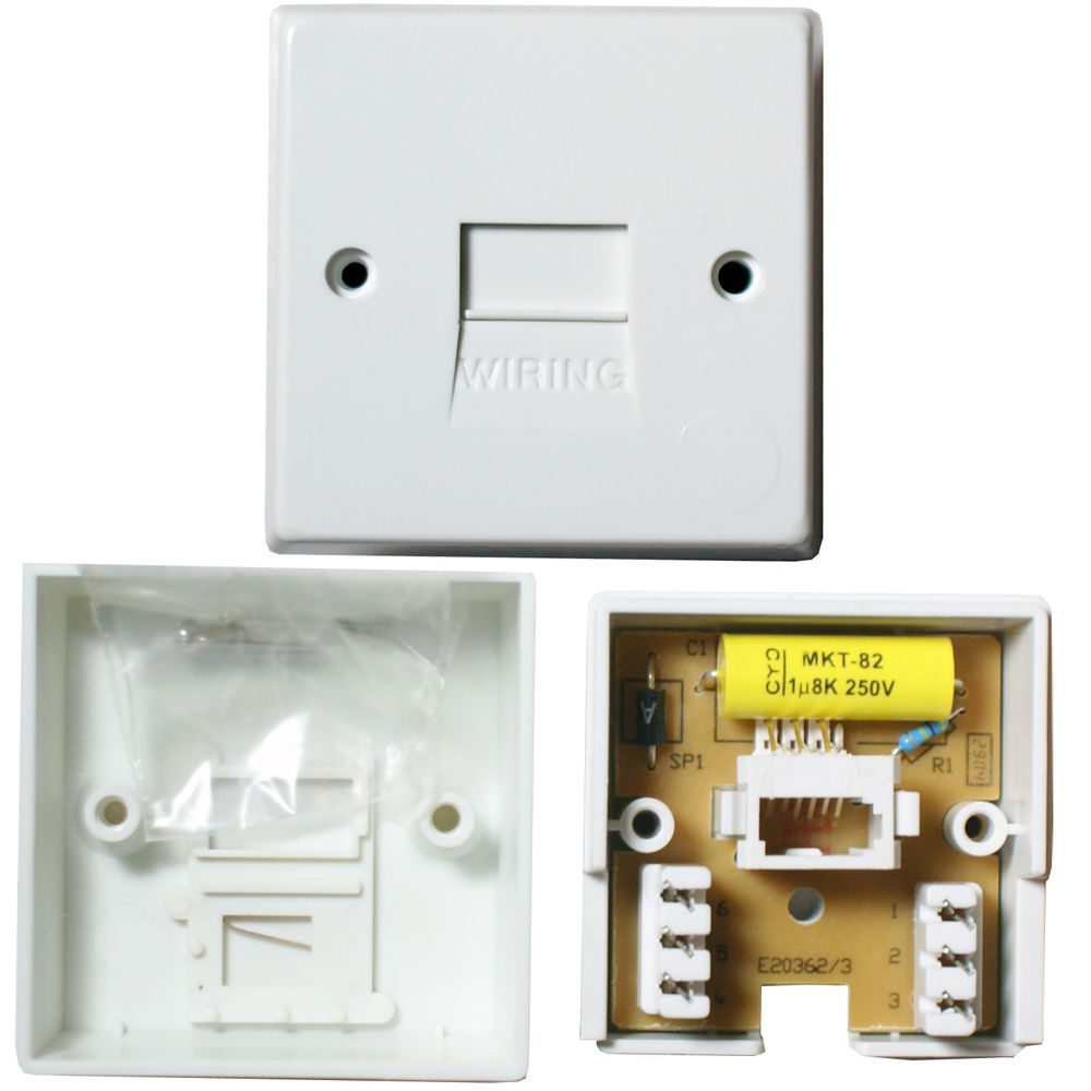 Single BT Wall Extension Socket