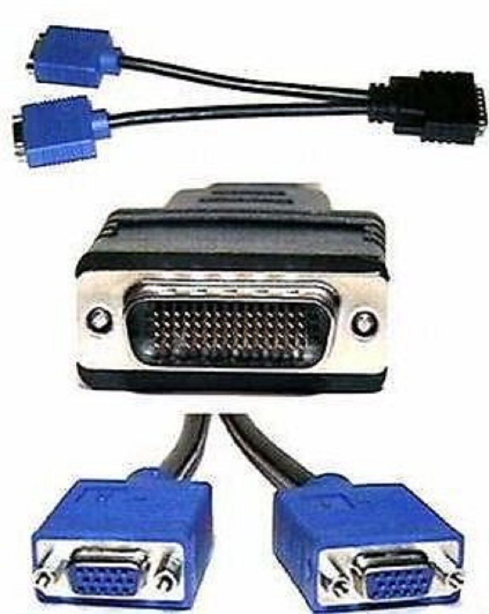 Dell DMS 59 to 2x VGA Monitor Splitter Cable