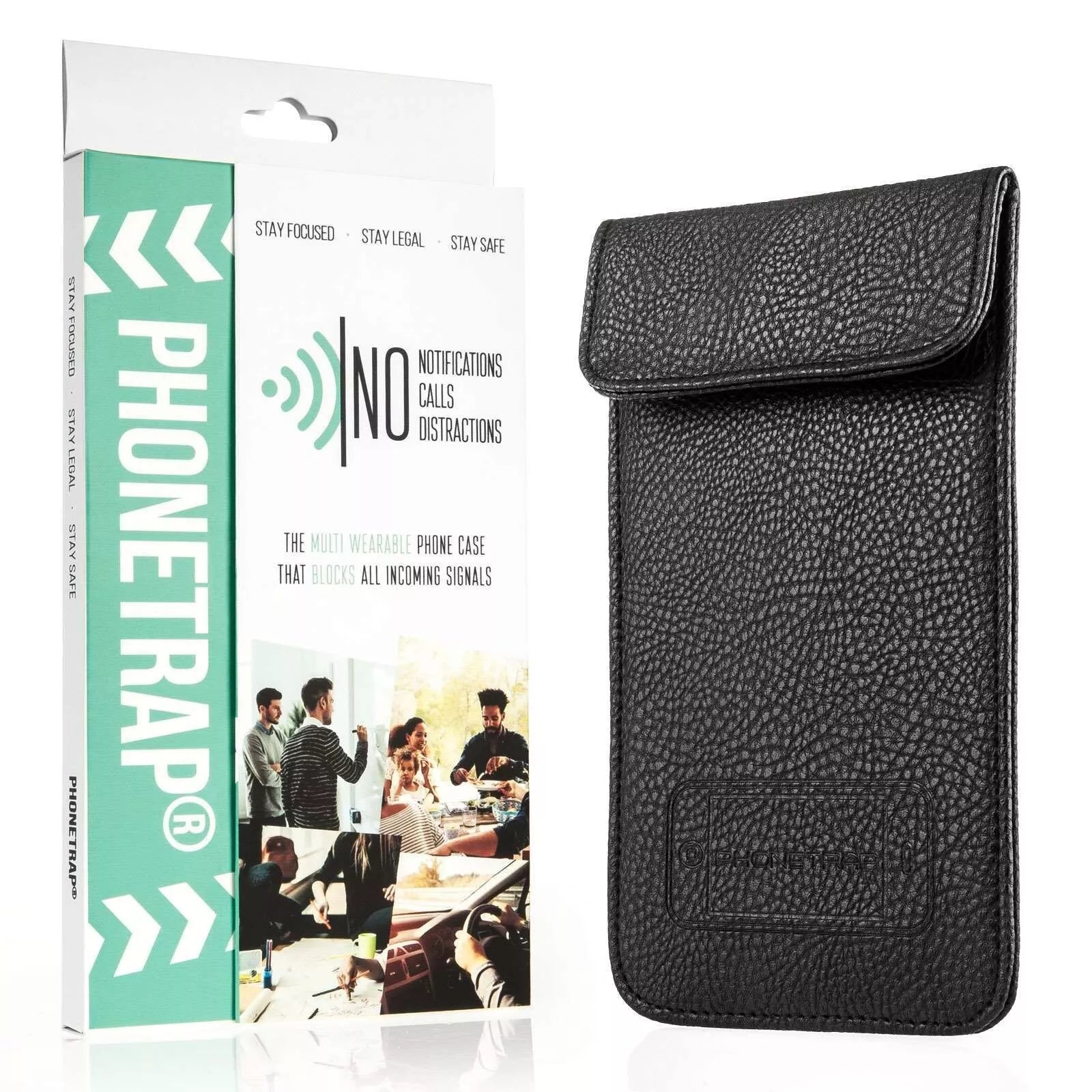 Phonetrap 5 in 1 Faraday Pouch, Signal Blocking, Anti tracking, Anti distraction