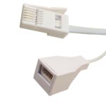 Telephone Extension Cable Fully Wired 6 Pin 5m