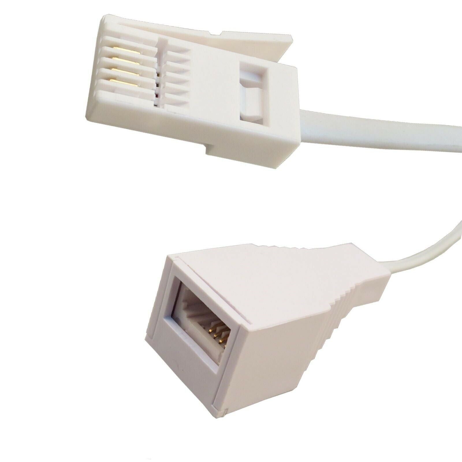 Telephone Extension Cable Fully Wired 6 Pin 5m