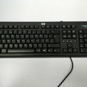 HP Multimedia USB Keyboard PR1101U Black REFURBISHED